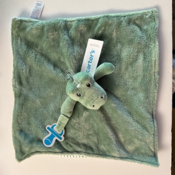 Carter's Alligator Lovey, Security Blanket, Nunu Green version - Picture 1 of 4